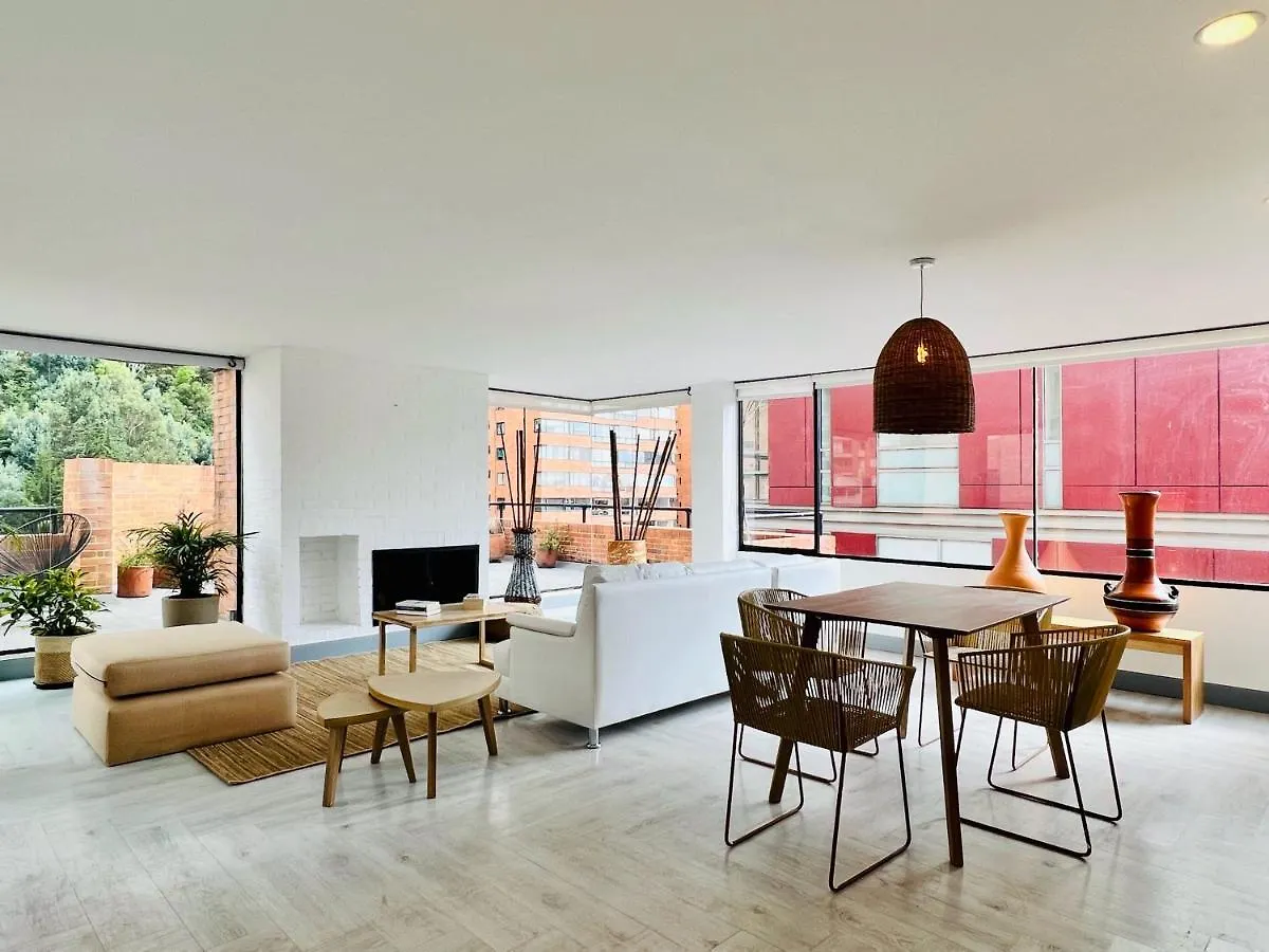 Penthouse Chicala Colombian Experience In Parque Virrey Apartment Bogota